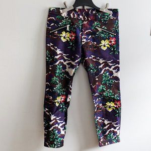 DSQUARED Mens Pant Trouser Tropical Print Italy